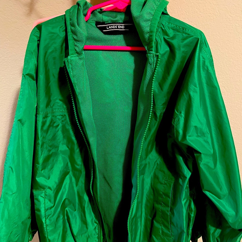 Lands end kids rain coats